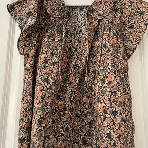 The Great, floral sleep top, size 0